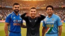 When Sports Legends Walk on Water – Kohli, Ronaldo & Sachin 😱🔥”