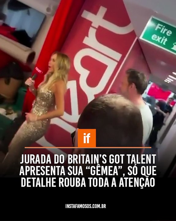 Jurada do Britain’s Got Talent apresenta sua “gêmea”, só que detalhe rouba toda a atenção