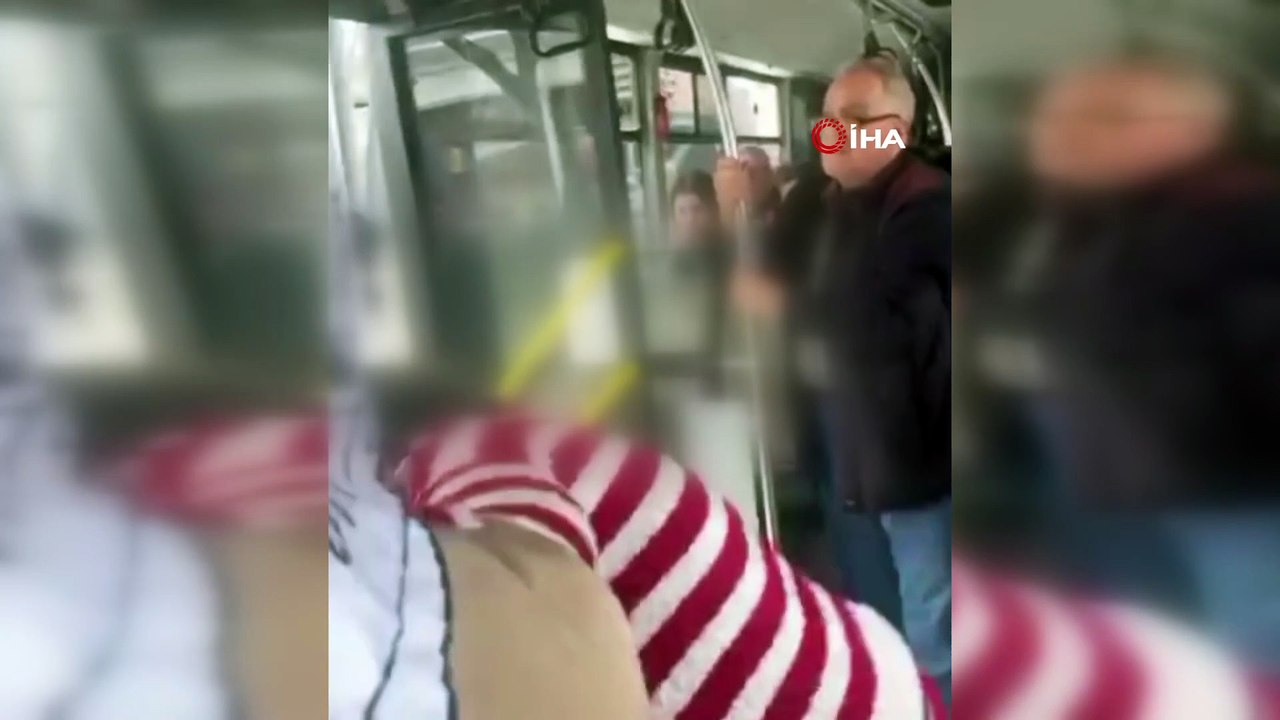 Otobüste Yer Kavgası Yapan Kadınlar Şoförü Isırdı!