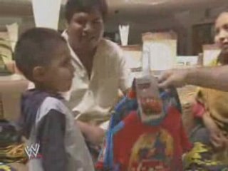 Mick Foley meets sponsored child, Rosita, in Mexico City