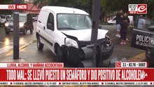 Borracho protagonizó impresionante accidente en el Bajo Flores