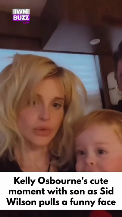 Heartwarming throwback, Kelly Osbourne cherishes a cute moment with her son as Sid Wilson pulls a funny face