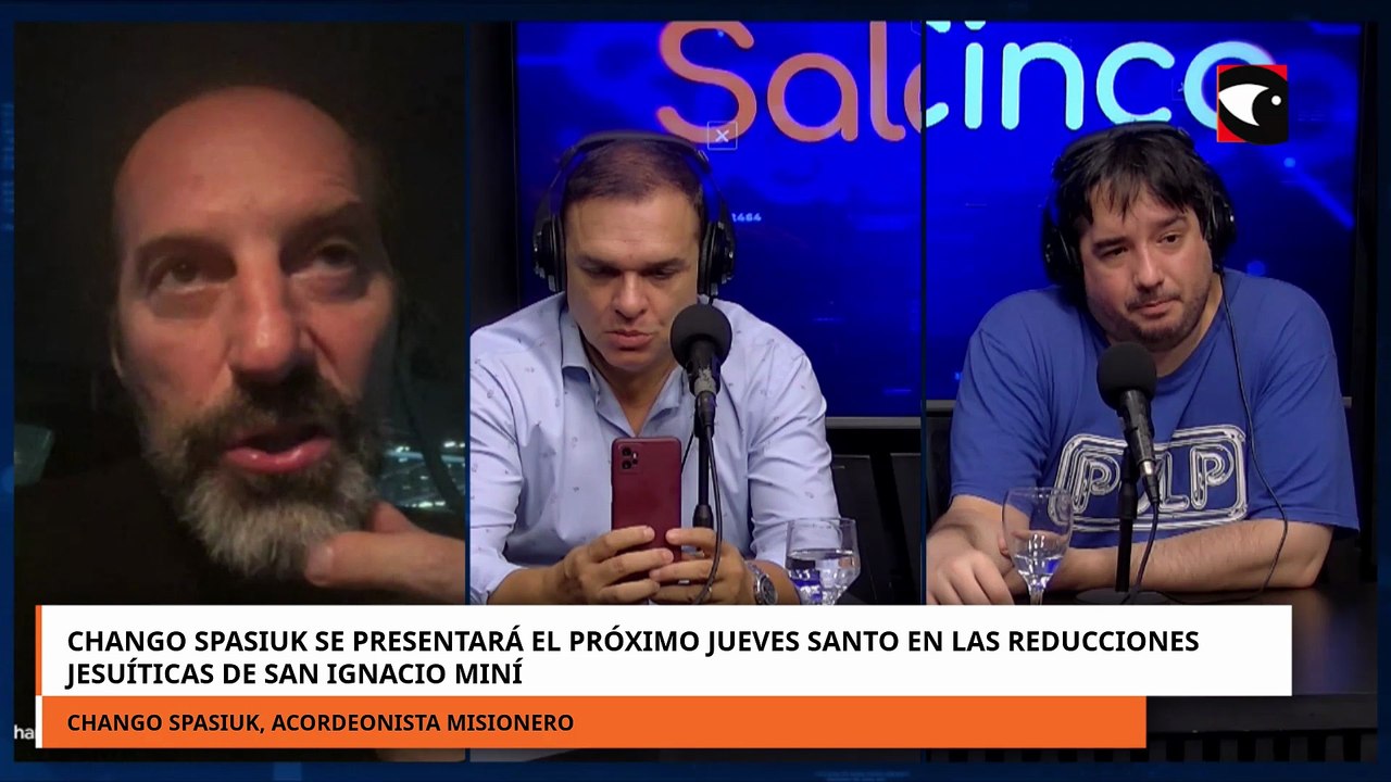 Chango Spasiuk se presentará el próximo Jueves Santo en las Reducciones Jesuíticas de San Ignacio