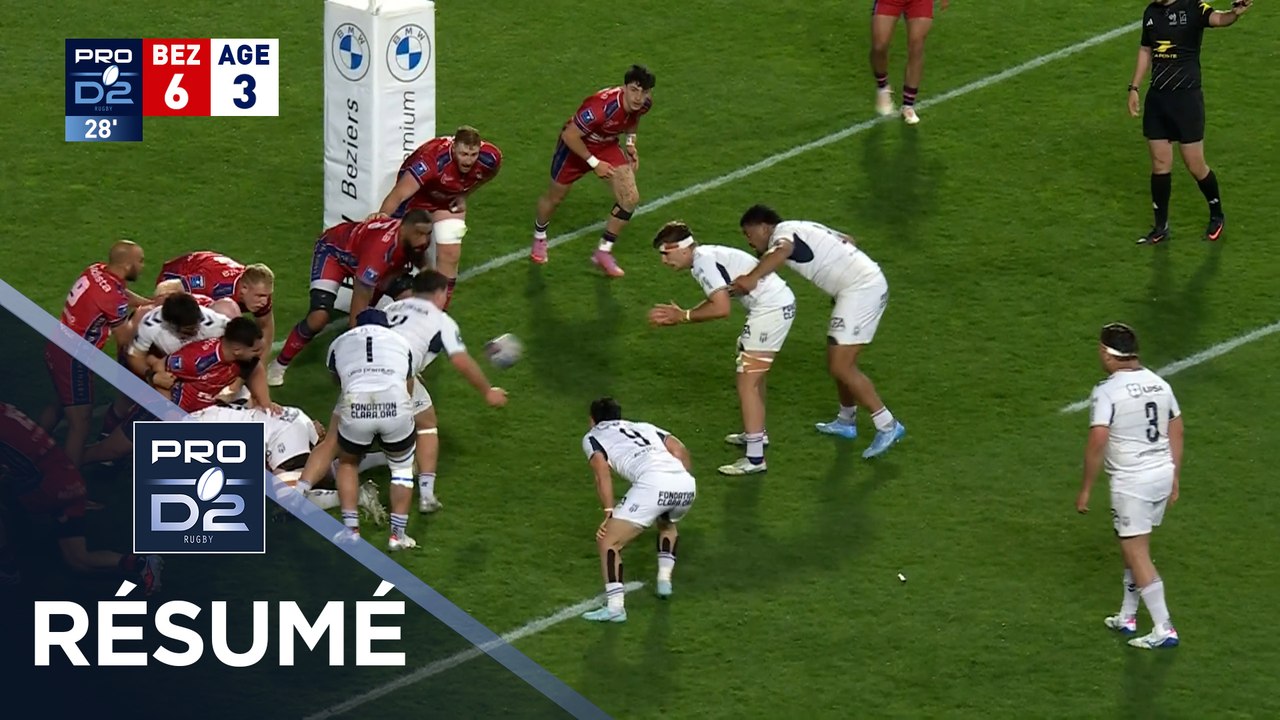PRO D2 Saison 2025-2026 J24 - Résumé AS Béziers Hérault - SU Agen