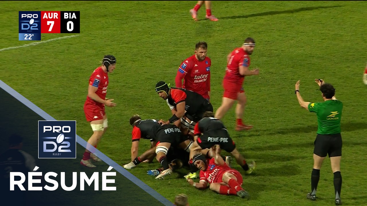 PRO D2 Saison 2025-2026 J24 - Résumé Stade Aurillacois - Biarritz Olympique PB