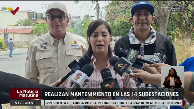 Aragua | Ejecutan mantenimiento a subestaciones eléctricas tras las altas temperaturas de calor