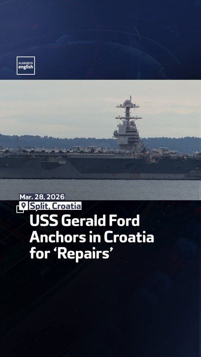 USS Gerald Ford Anchors In Croatia For ‘Repairs’