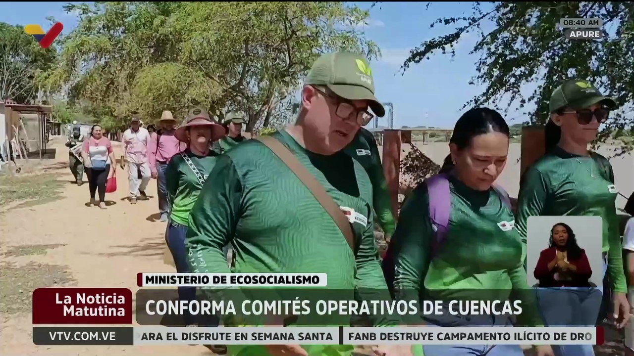 Apure | Despliegan campaña "Sembradores de Agua" para llevar un mensaje de concienciación