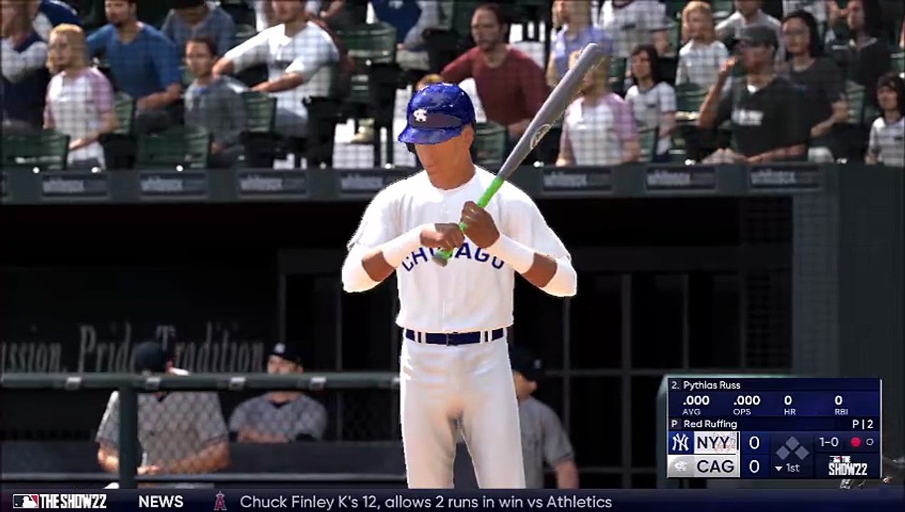 HOFBL Season 3 (4/03): Yanks get 6 hits, struggle vs Powell; Yankees @NYY Chicago American  Giants