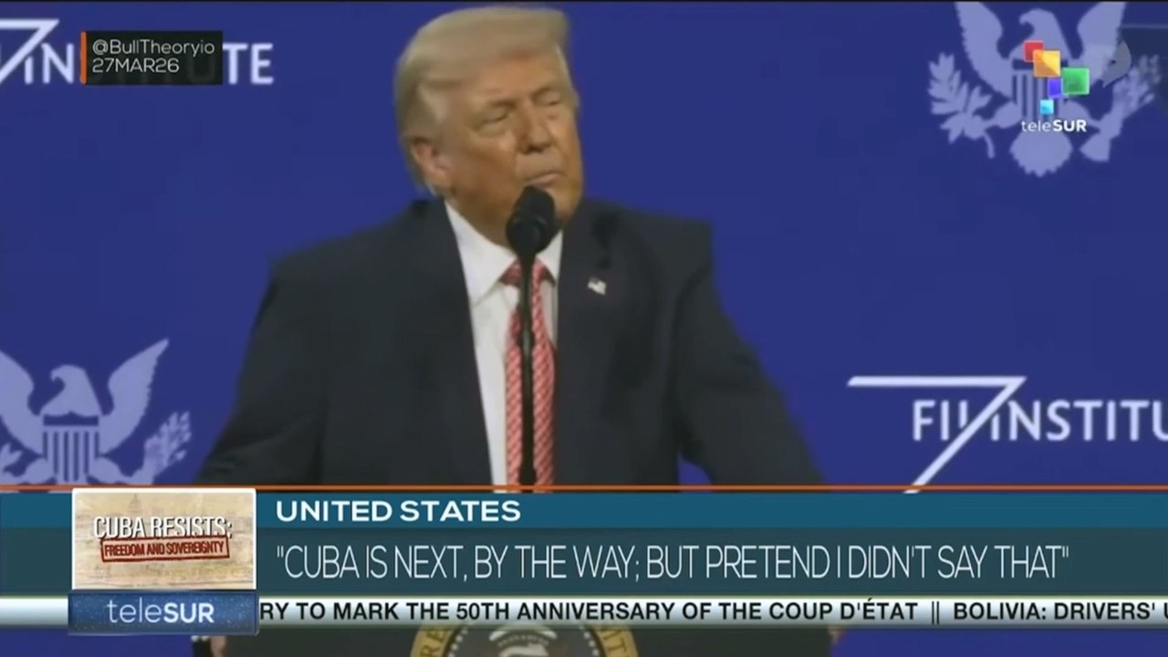 President Trump: “Cuba is next, by the way; but pretend I didn’t say that”