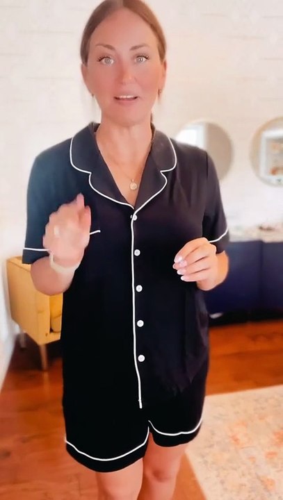 Hanes Women Pajamas Set - SuperSoft Loungewear T-Shirt & Sleep Shorts Comfywear Set