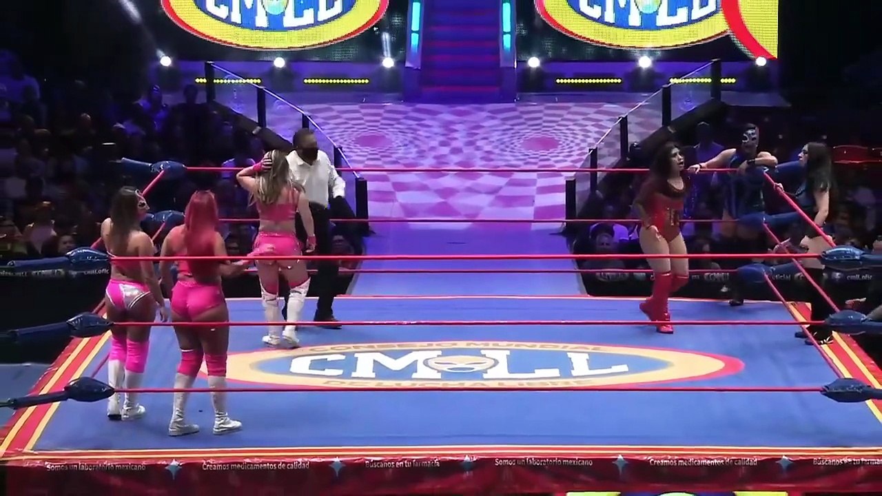 2023.09.06 CMLL Super Viernes - La Catalina, Stephanie Vaquer & Zeuxis vs Las Chicas Indomables (La Jarochita & Lluvia) & Sanely