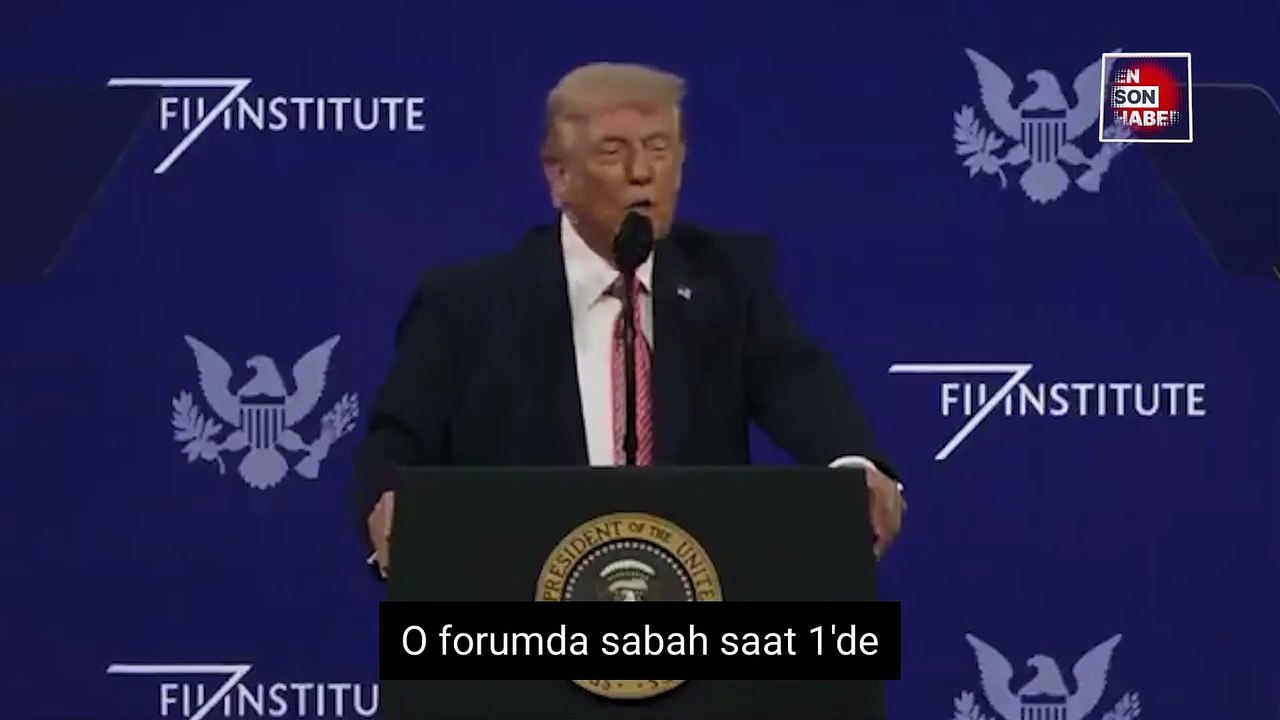 Trump'tan 'Gerald R. Ford' açıklaması: Canımızı kurtarmak için kaçtık