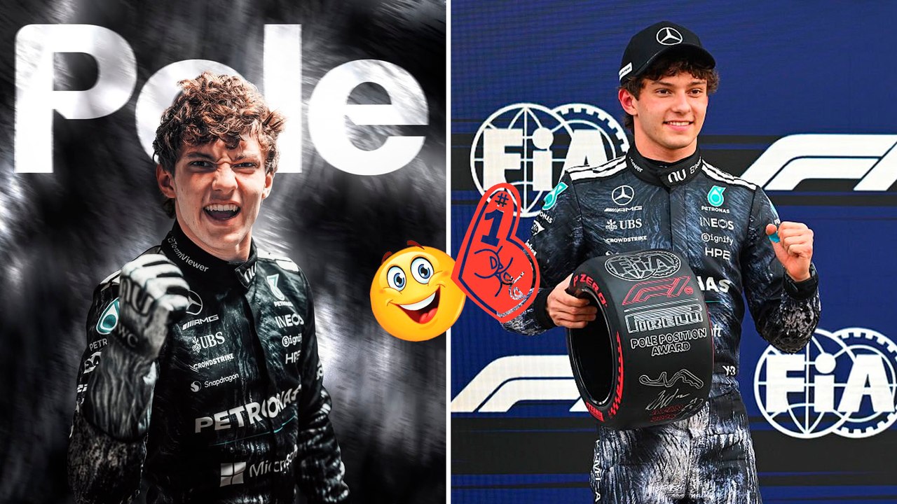 Kimi Antonelli vuela con Mercedes y se queda con la pole en el GP de Japón en Suzuka