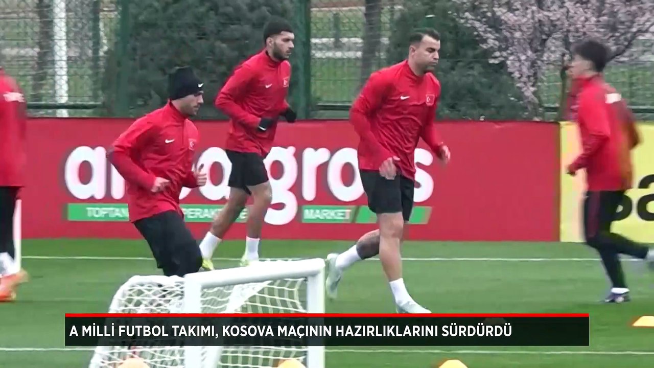 A Milli Futbol Takımı, Kosova maçının hazırlıklarına devam etti