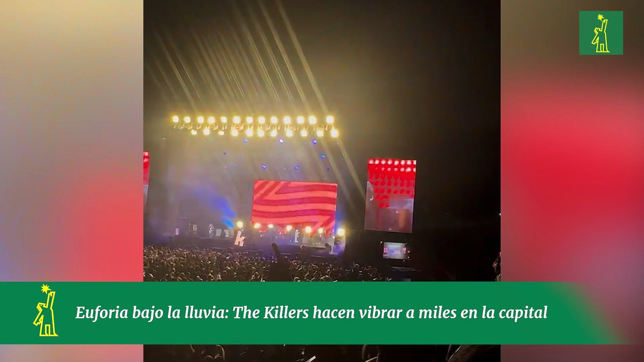 Euforia bajo la lluvia: The Killers hacen vibrar a miles en la capital