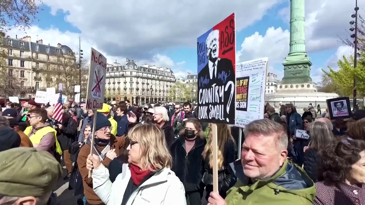 Francia acoge la marcha 'No Kings' mientras se extienden las protestas contra Trump