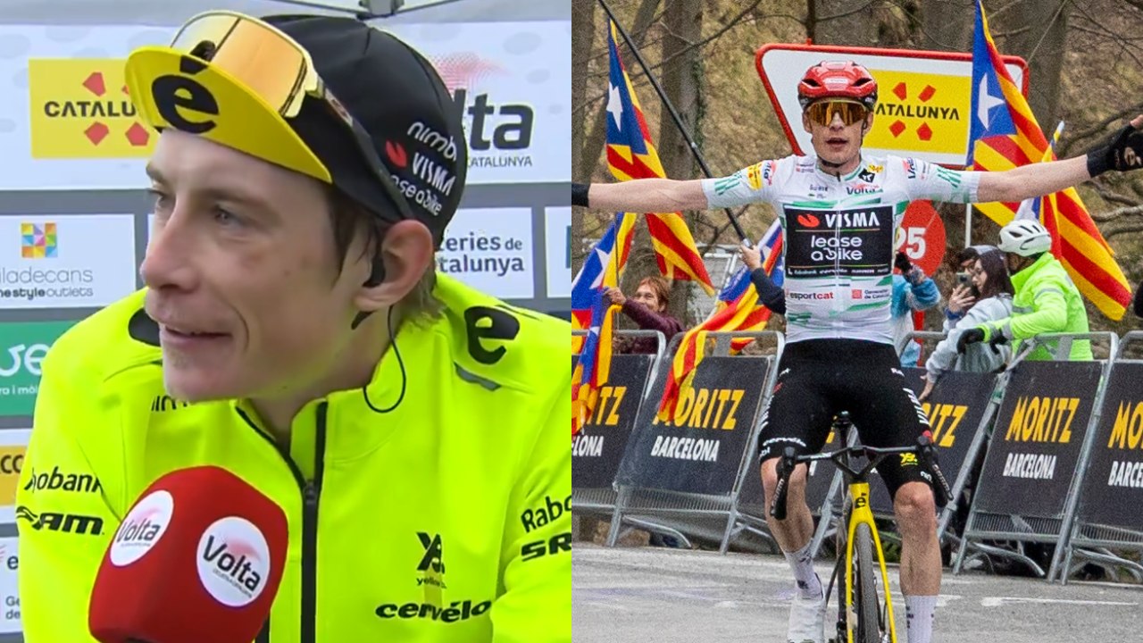 Tour de Catalogne 2026 - Jonas Vingegaard : "Nous voulions encore remporter l'étape aujourd'hui"
