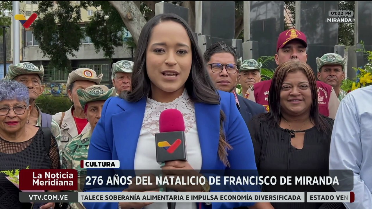 Miranda | Población de Los Teques celebró el natalicio 276  de Francisco de Miranda