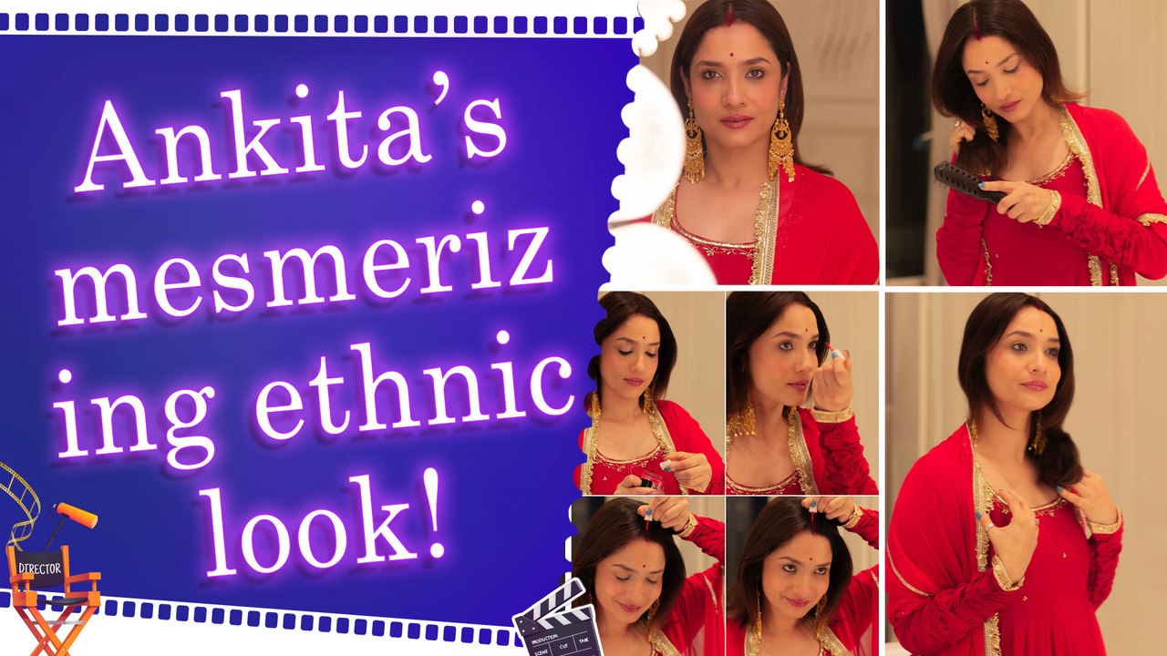 Ankita Lokhande celebrates tradition in stunning pics, says"A little sindoor, a little prayer"