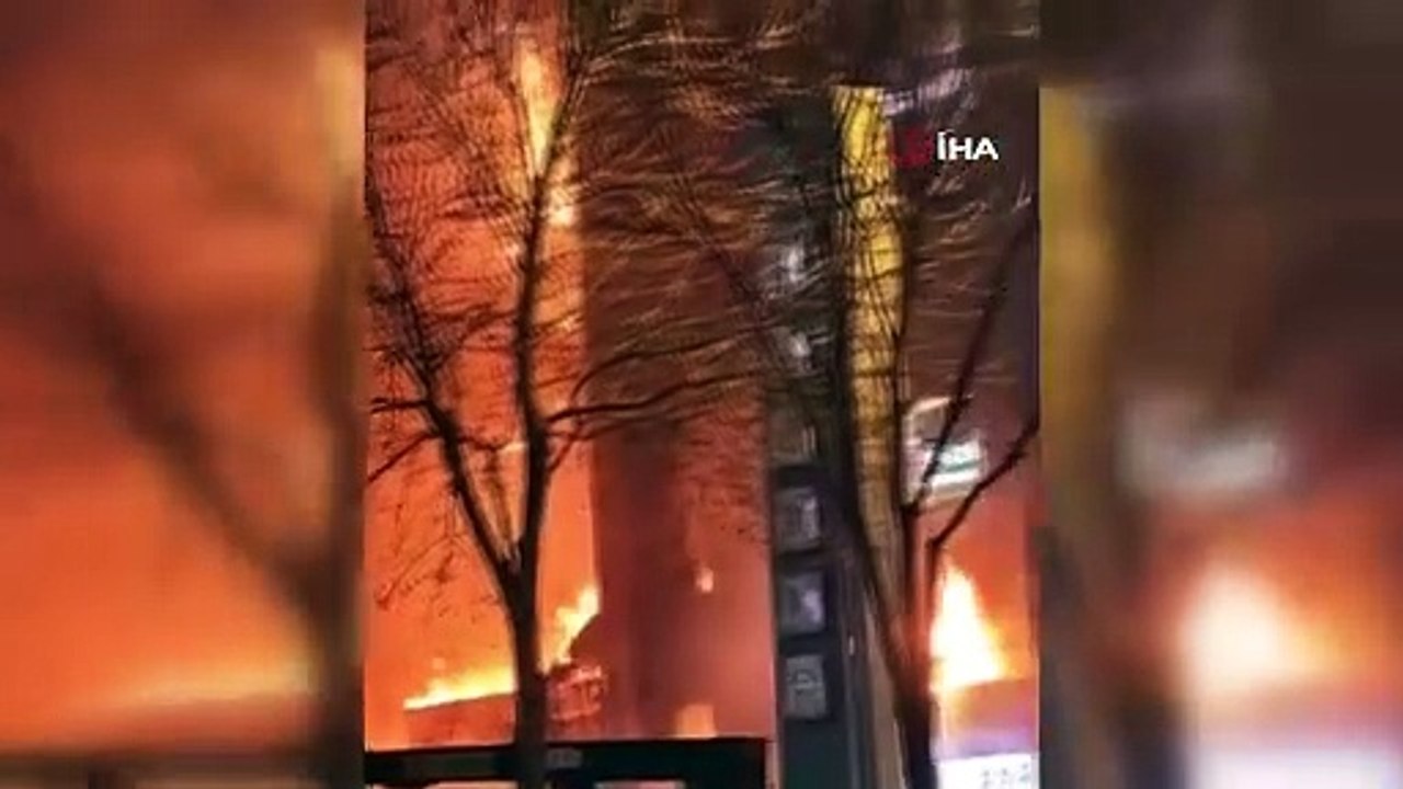 Yüksek katlı binada yangın: 1 ölü, 25 yaralı