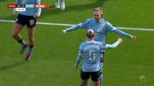 Miedema's two-minute derby double sinks Man United