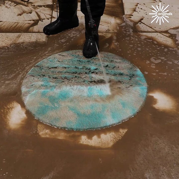 Magic happen in carpet cleaning🧼