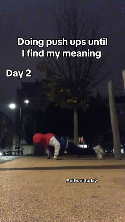 Doing push-ups everyday until I find my meaning Day 2