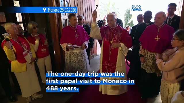 Pope Leo XIV decries the widening gap between the rich and poor in historic Monaco visit