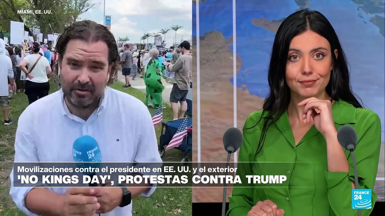 Informe desde Miami: manifestaciones anti Trump del movimiento 'No Kings'