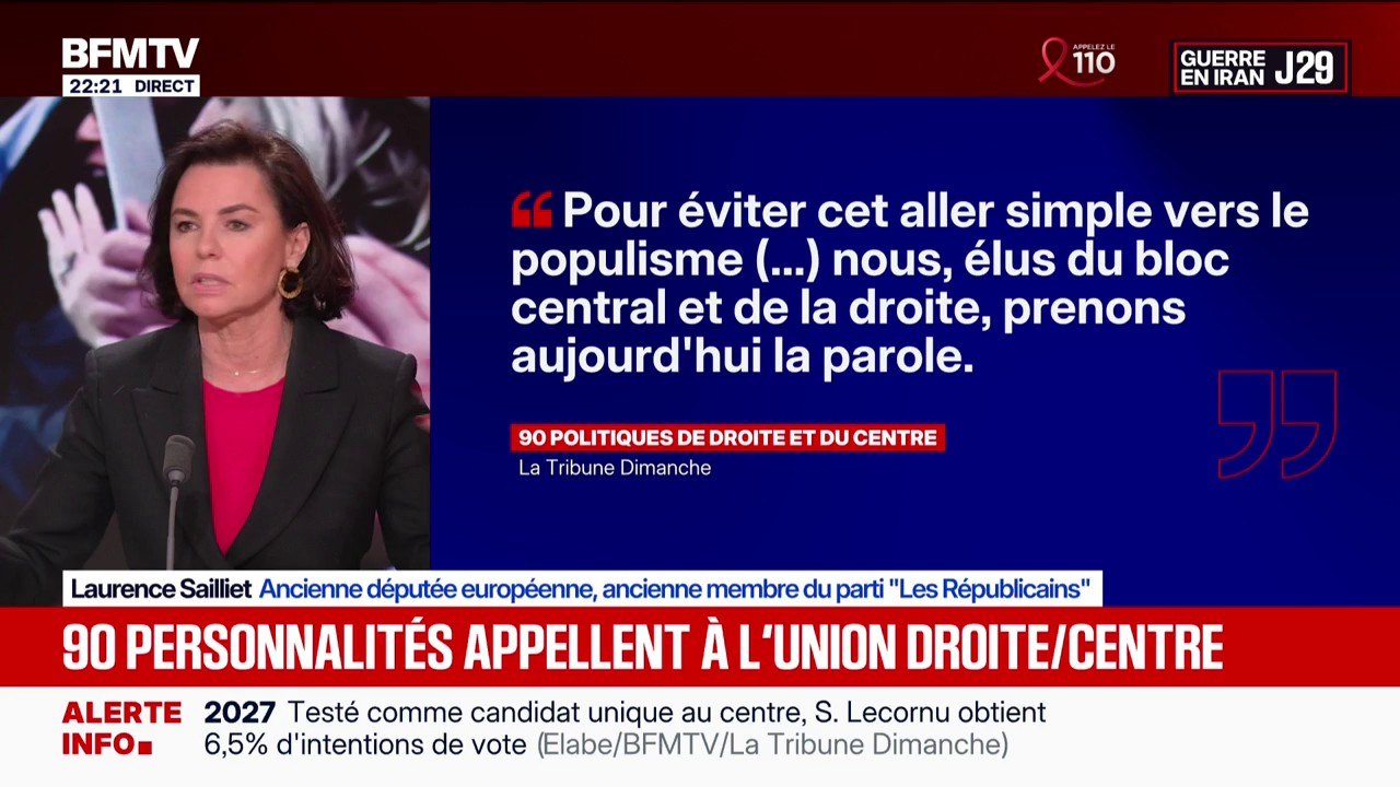 Présidentielle 2027: dans La Tribune Dimanche, 90 personnalités de droite et du centre appellent à l'union