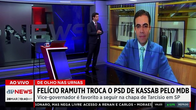 Eleições 2026: Felício Ramuth troca PSD de Kassab pelo MDB; Vilela comenta