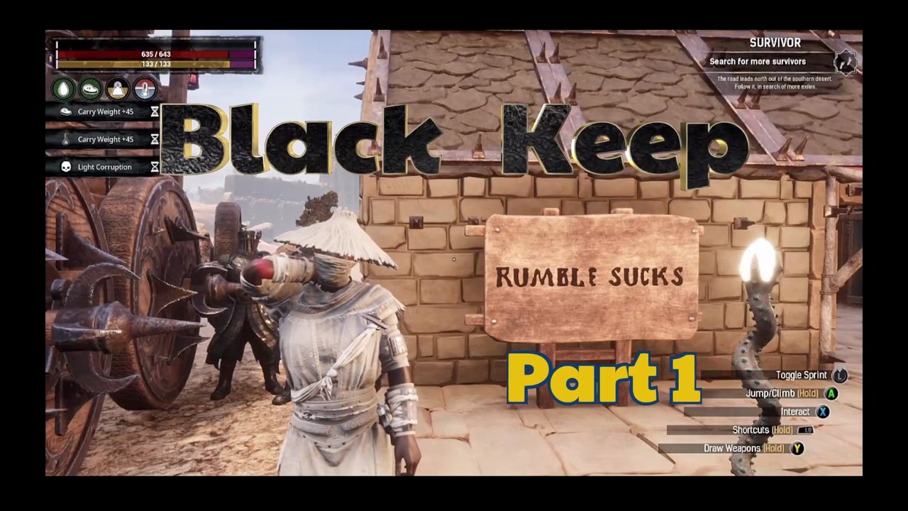 Conan Exiles the Black Keep Jolly Green Donkey D's Part 1