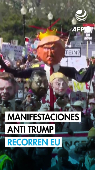 Manifestaciones anti Trump recorren Estados Unidos y traspasan fronteras