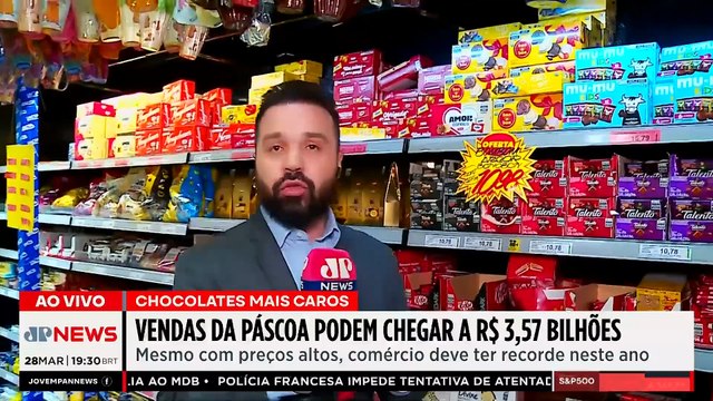 VENDAS DE PÁSCOA / RAMUTH TROCA PSD POR MDB / FIM DA CPMI DO INSS | JORNAL JOVEM PAN - 28/03/26