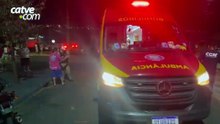 Acidente entre motos deixa duas pessoas feridas em Cascavel