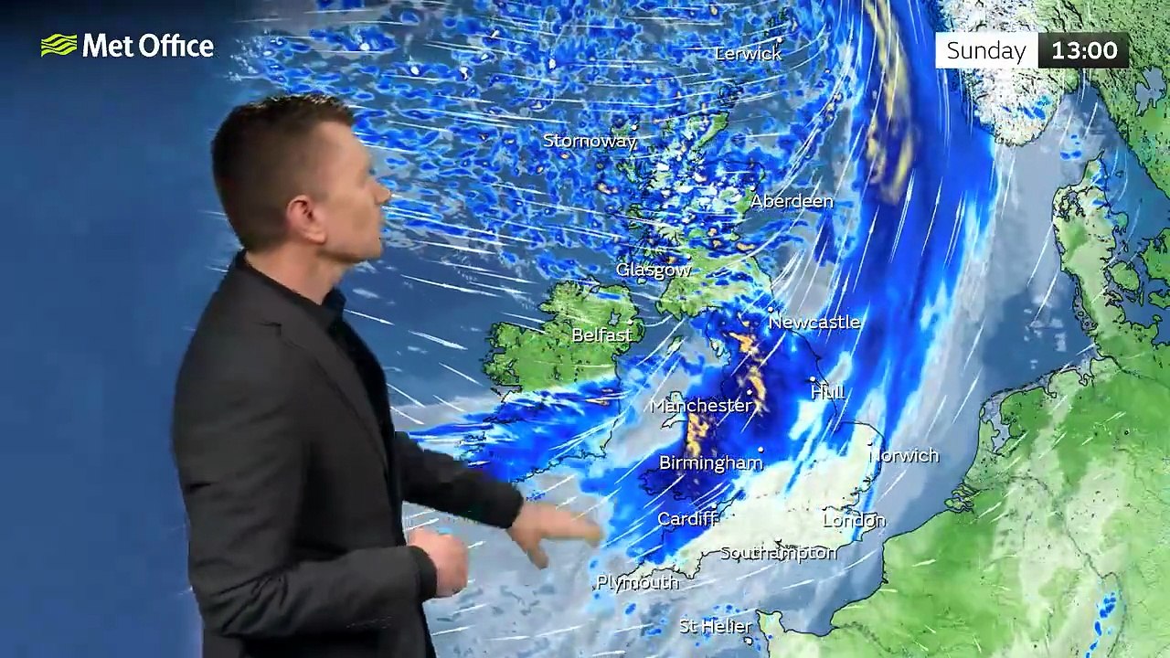 Met Office Sunday Morning Weather Forecast 29/03/2026