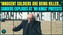 ‘End Immediately…’ Bernie Sanders BLASTS Trump Over Iran War at ‘No King’ Protests in Minnesota