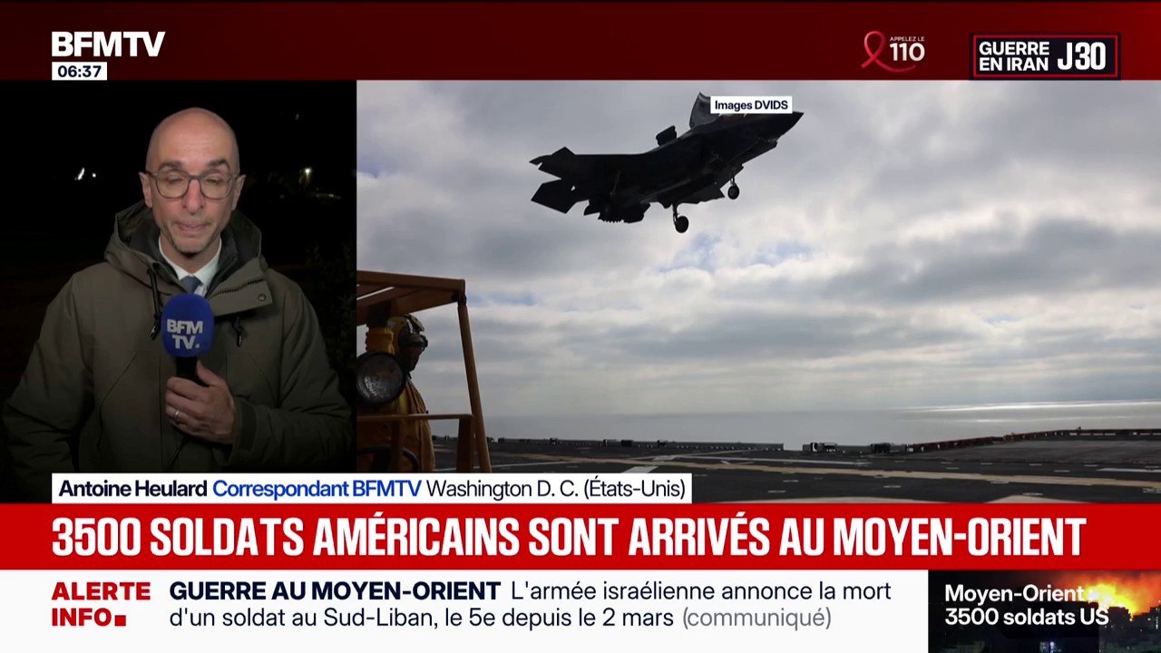 3.500 soldats américains sont arrivés au Moyen-Orient