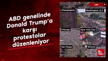 ABD genelinde Donald Trump’a karşı protestolar düzenleniyor