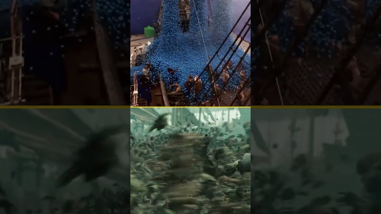 La réalité vs Le résultat final...✨ Vous vous souvenez de cette scène épique dans Pirates des
