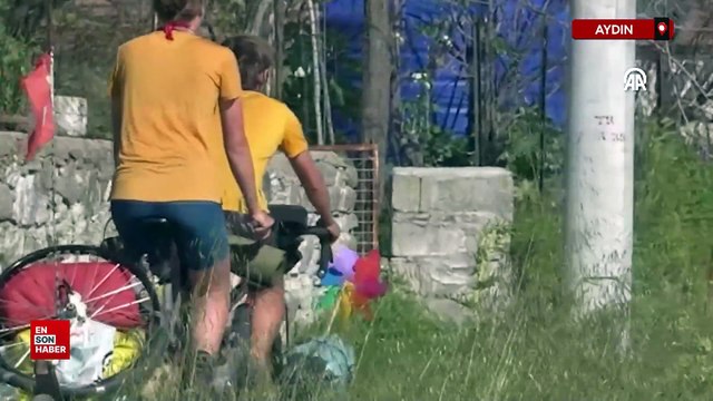 İsviçre'den bisikletle tura çıkan gençler Türk misafirperverliğine hayran kaldı