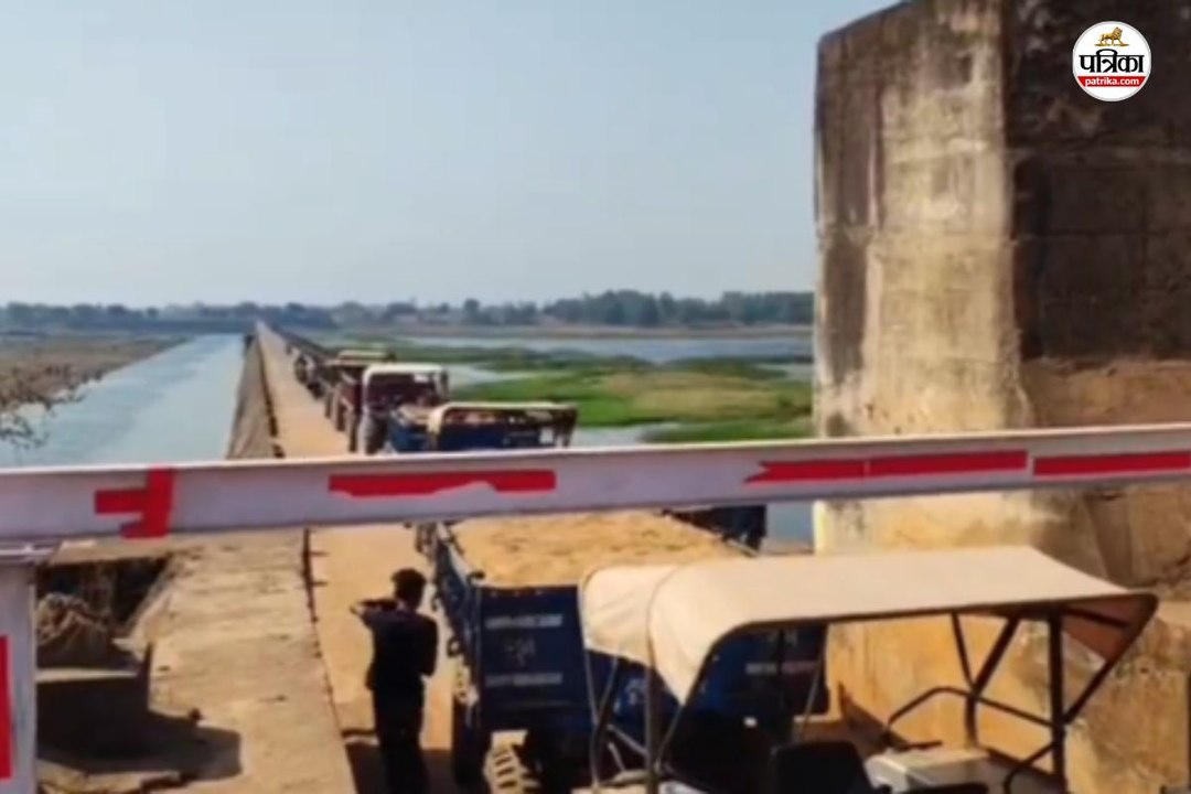 रास्ता बंद, फिर भी रेत पार! एनीकेट पर माफियाओं की ‘लाइन’- सिस्टम पूरी तरह फेल?