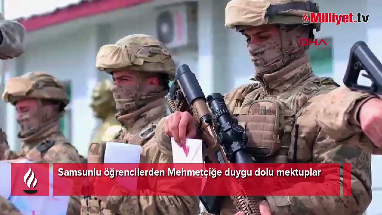 Samsunlu öğrencilerden Mehmetçiğe duygu dolu mektuplar