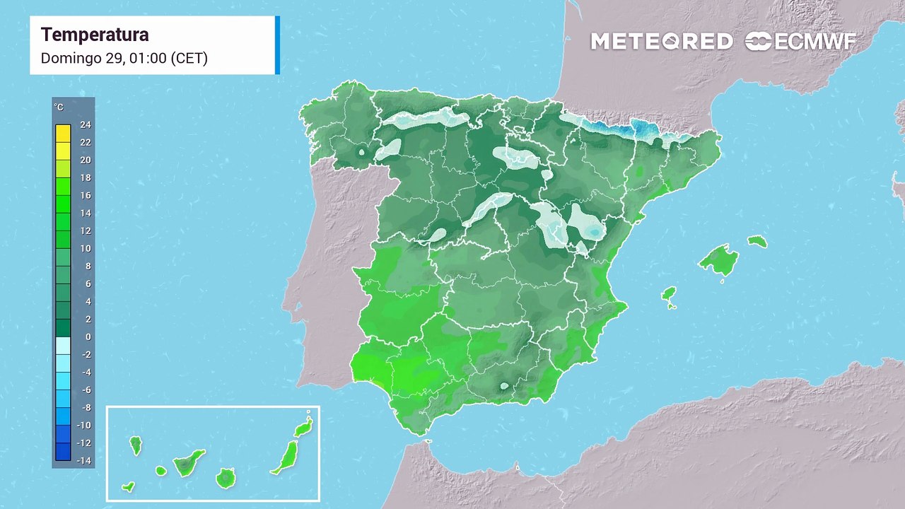Grandes amplitudes térmicas esta Semana Santa
