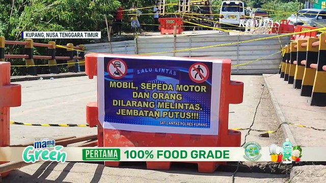 Jembatan Asam Tiga di Kupang Ambles, Akses 5 Kabupaten dan Timor Leste Terputus