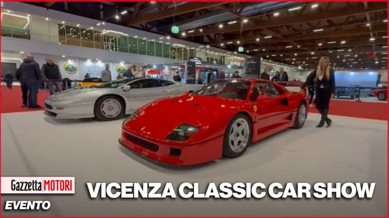 Vicenza Classic Car Show: viaggio tra le regine della velocità, dalla Ferrari F40 alla Jaguar XJ220