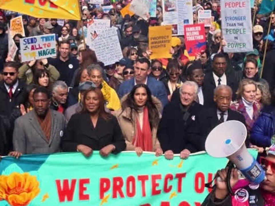 Robert De Niro und Bruce Springsteen protestieren gegen Trump