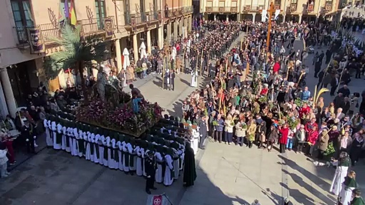 La procesión de Las Palmas, en Astorga