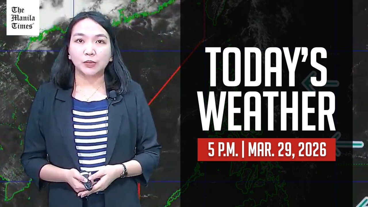 Today's Weather, 5 P.M. | Mar. 29, 2026